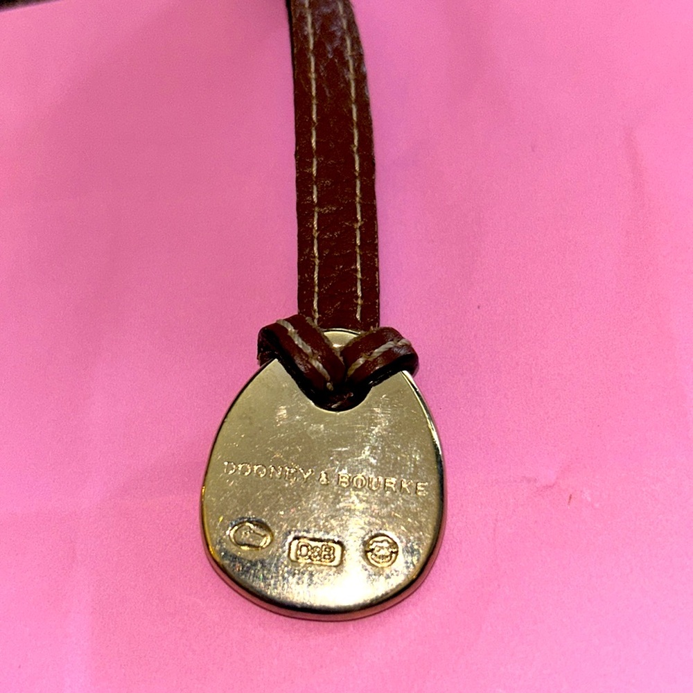 Dooney & Bourke blue duck key tag/fob/purse charm - Picture 3 of 3
